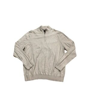 Nordstrom Cashmere Sweater Men Beige Size L